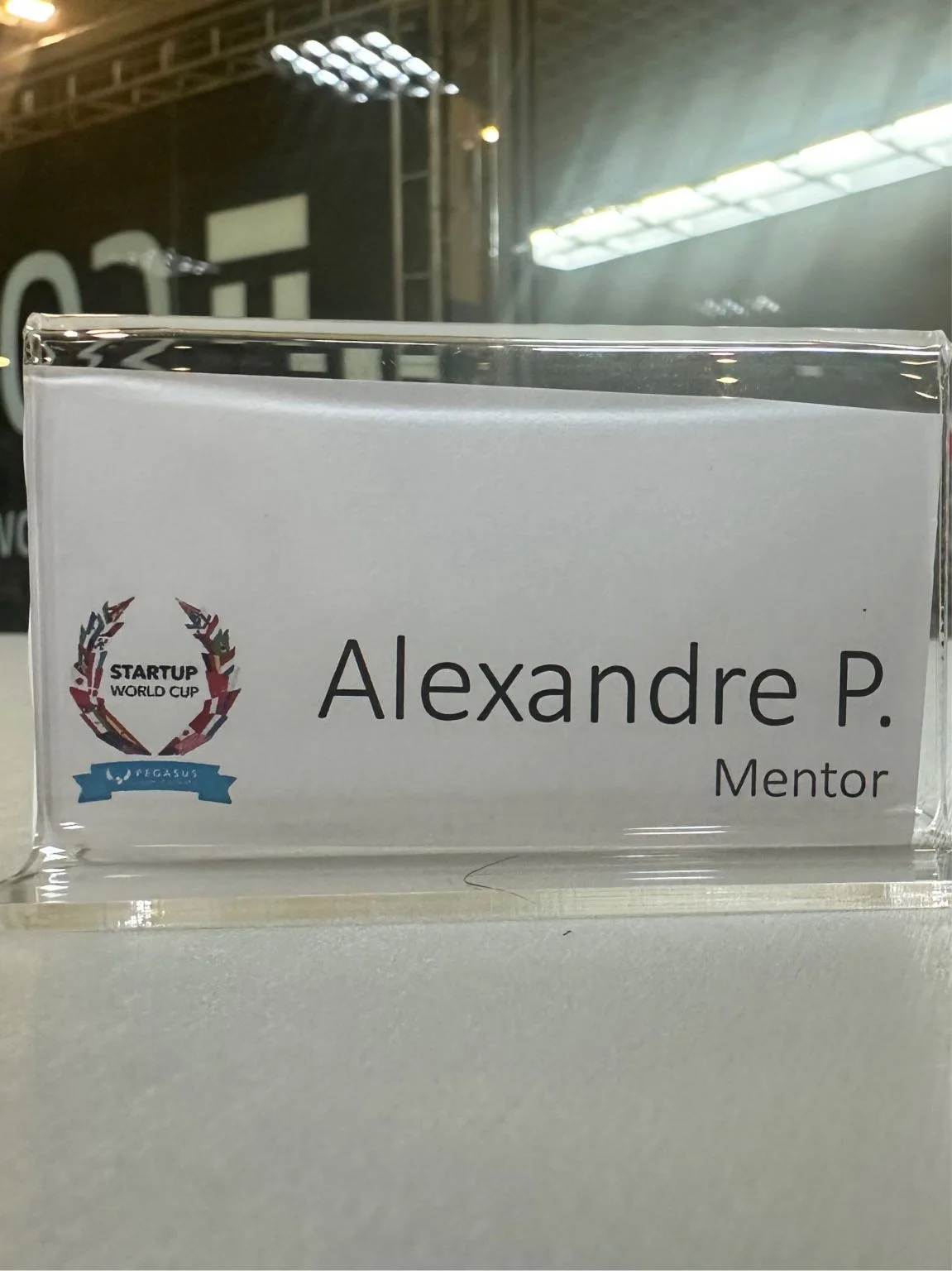 Identificação de Alexandre Passarelli como mentor