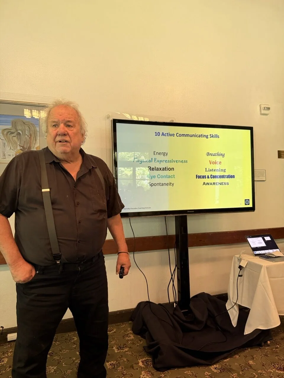 Apresentação durante a imersão em Berkeley
