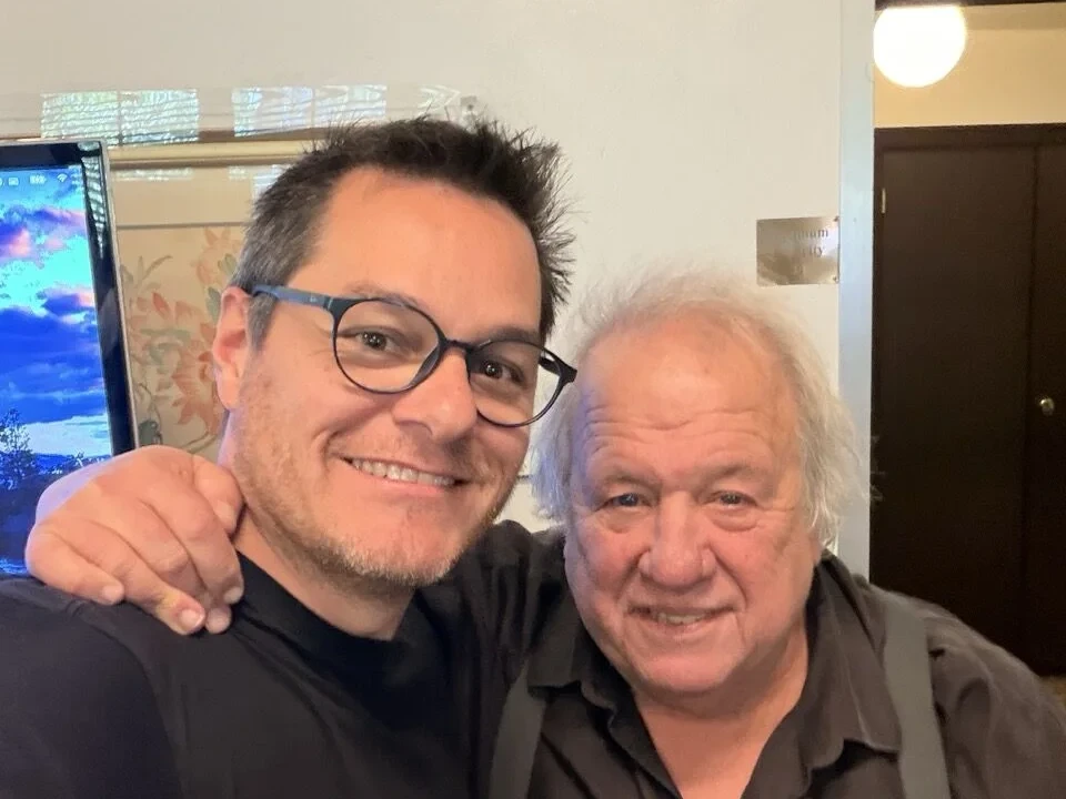 Alexandre Passarelli com participante da imersão em Berkeley