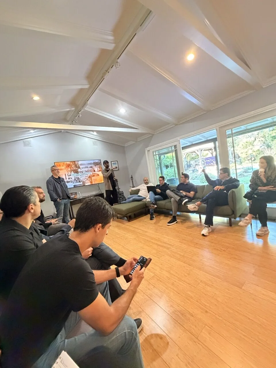 Encontro da turma durante a imersão em Palo Alto